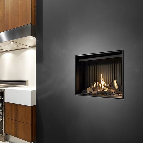 Gaskamin - KALFIRE G60/48F - Kalfire Fireplaces - Einbau / für Wandmontage / Einseitig