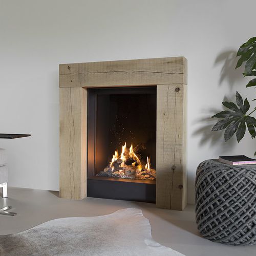 Gaskamin - KALFIRE GP60/79F - Kalfire Fireplaces - wandmontiert / Einseitig / geschlossene Feuerstelle