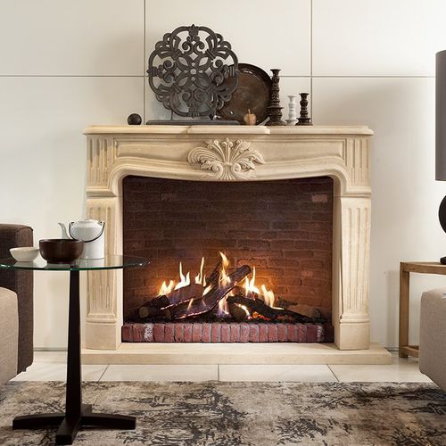Erdgaskamin - KALFIRE GP105/79F - Kalfire Fireplaces - hybrid / Einbau / Einseitig