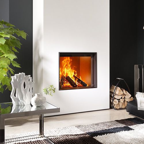 Holzkamin - KALFIRE W60/51F  - Kalfire Fireplaces - Einbau / für Wandmontage / Einseitig