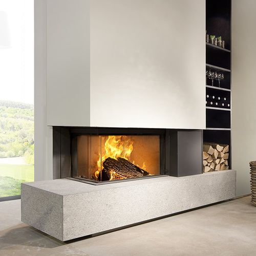 Geschlossene Feuerstelle / Gas - W65/38C - Kalfire Fireplaces - Ecken