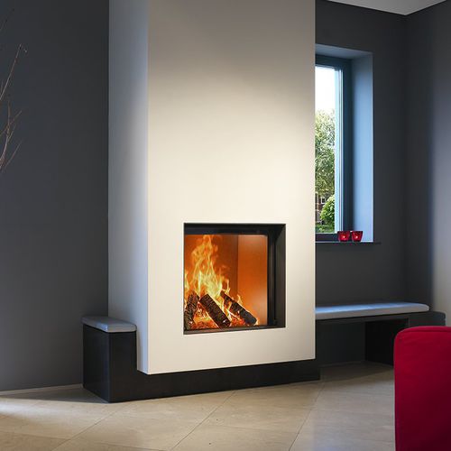 Holzkamin - KALFIRE W71/62F - Kalfire Fireplaces - Einbau / für Wandmontage / Einseitig