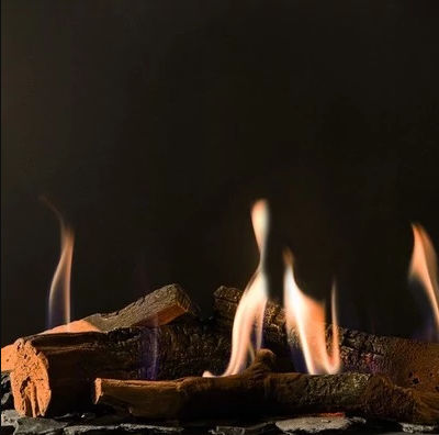 Gaskamin - KALFIRE GP85/50R - Kalfire Fireplaces - Einbau / mit 3 Sichtseiten / geschlossene Feuerstelle