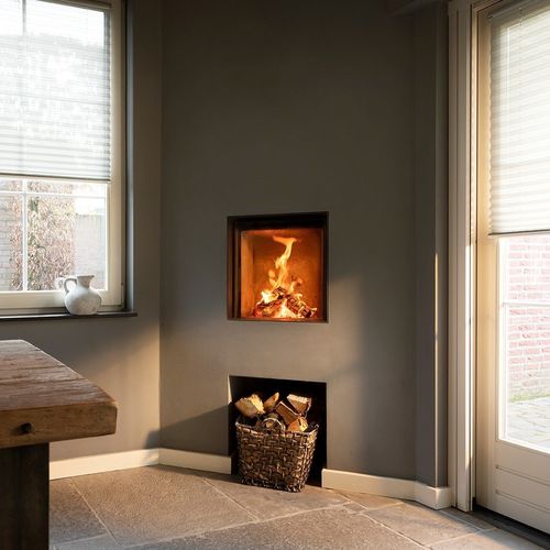Holzkamin - KALFIRE W45/48F - Kalfire Fireplaces - Einbau / für Wandmontage / Einseitig