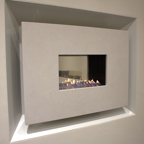 Gaskamin - CLASSICO - CVO FIRE - modern / offene Feuerstelle / Einbau