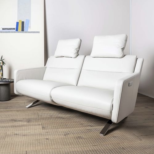 Modernes Sofa - Bero  - Frank Sitzmöbel GmbH - Stoff / Leder / mit Armlehnen