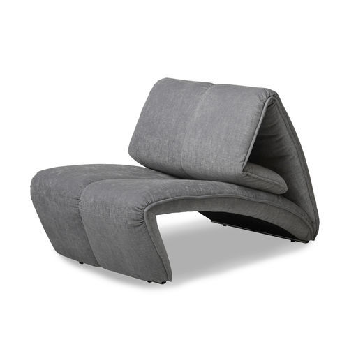 Moderner Kaminsessel - Arc - Frank Sitzmöbel GmbH - Stoff / Leder / mit neigbarer Rückenlehne