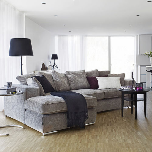 Ecksofa - BOHEME NIGHT - Furninova AB - modern / Stoff / braun