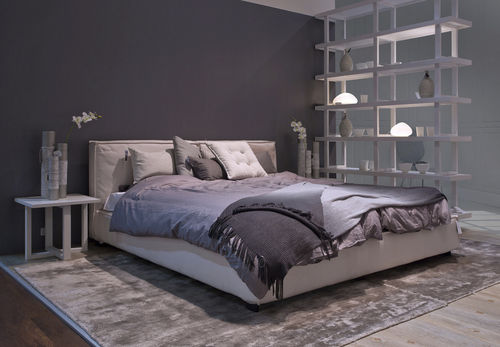 Doppelbett - VESTA  - Furninova AB - modern / Polster / gepolstertes Kopfteil