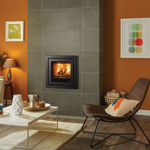 Holz-Kamineinsatz - ELISE PROFIL - STOVAX & GAZCO - Multibrennstoff / Stahl / modern