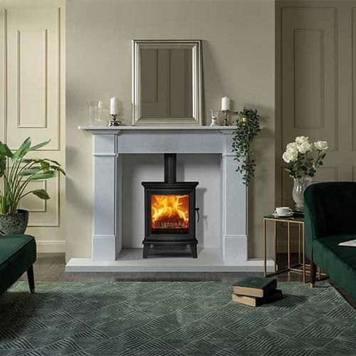 Holz-Kaminofen - Chesterfield 5 - STOVAX & GAZCO - 0 - 5 kW / 5 kW...10 kW / Multibrennstoff
