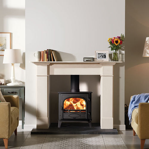 Holz-Kaminofen - Stockton 5 Wide - STOVAX & GAZCO - Multibrennstoff / auf Füßen / traditionell