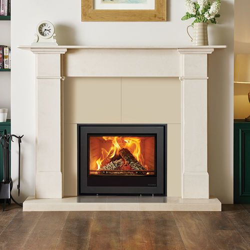 Holz-Kamineinsatz - Elise Edge+ - STOVAX & GAZCO - Multibrennstoff / modern