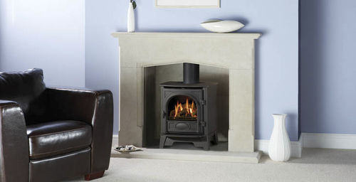 Gaskaminofen - STOCKTON 5 - STOVAX & GAZCO - traditionell / Metall