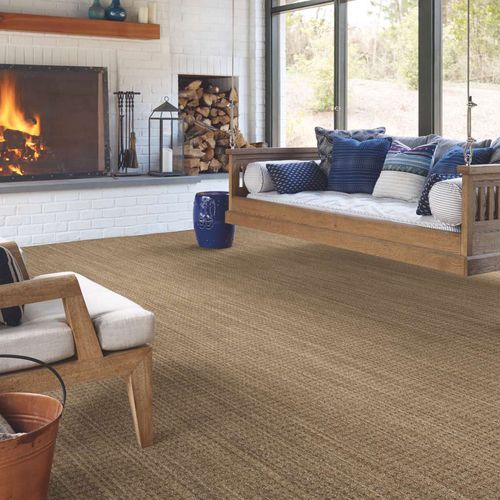 Tuft-Teppichboden - FOUNDATIONS : NATURAL BOUCLE 15 - Shaw floors - Schlingen / Nylon / Rollen