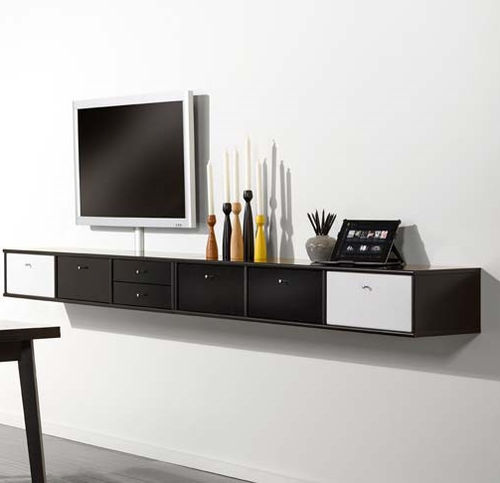 Modernes Fernsehmöbel - MISTRAL AV - Hammel Furniture A/S - Hi-Fi / lackiertes Holz / schwarz