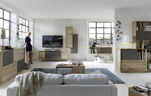 Moderner Couchtisch - LIV  - Hartmann Möbelwerke GmbH - Eiche / rechteckig / für Privatgebrauch