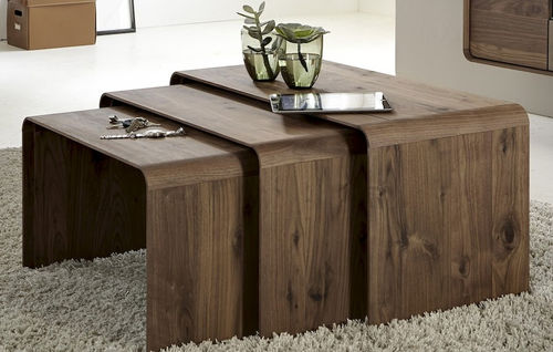 Moderner Satztisch - BO  - Hartmann Möbelwerke GmbH - Holz / rechteckig / für Privatgebrauch
