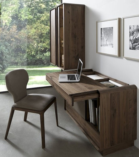 Moderner Schreibtisch - BO  - Hartmann Möbelwerke GmbH - Holz / mit Gestell aus Paneelen