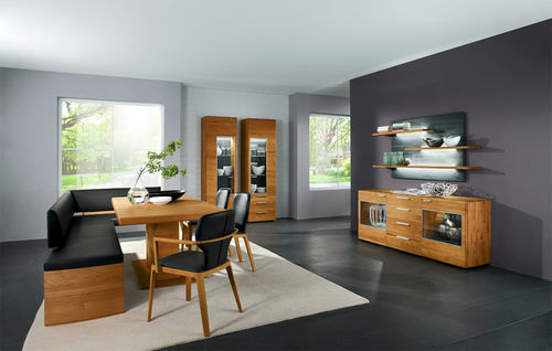 Moderner Geschirrschrank - CURVE  - Hartmann Möbelwerke GmbH - Holz
