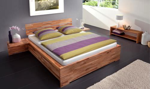 Doppelbett - ETTIMO - Hasena AG - modern / Buche / geöltes Holz