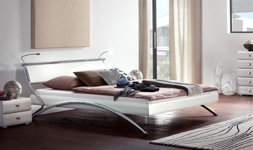 Doppelbett - NOBLE ASSISI - Hasena AG - modern / Polster / Kopfteil