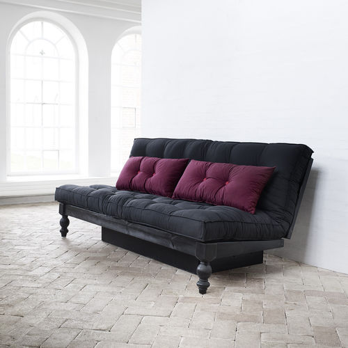 Bettsofa - ROCK-O - Karup Partners A/S - modern / schwarz / Holz