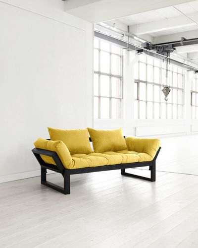 Bettsofa - EDGE - Karup Partners A/S - modern / gelb / Holz