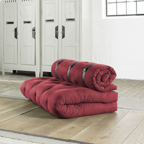 Bettsofa - BUCKLE-UP - Karup Partners A/S - modern / Stoff / rot