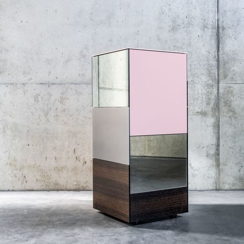 Moderner Chiffonnier - SOMA - Kettnaker GmbH & Co. KG Möbel-Manufaktur - lackiertes Holz / Glas / weiß