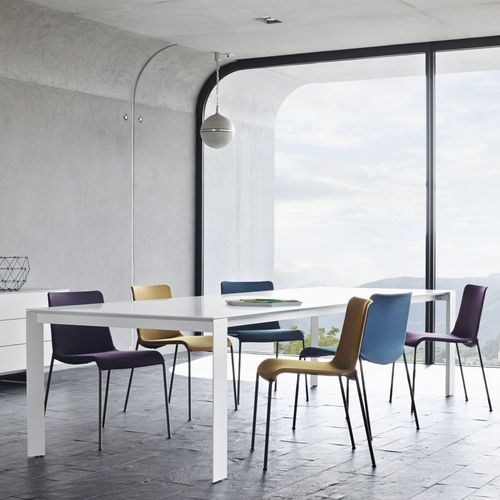 Moderner Esstisch - TISCH - Kettnaker GmbH & Co. KG Möbel-Manufaktur - lackiertes Holz / Gestell aus Metall / rechteckig
