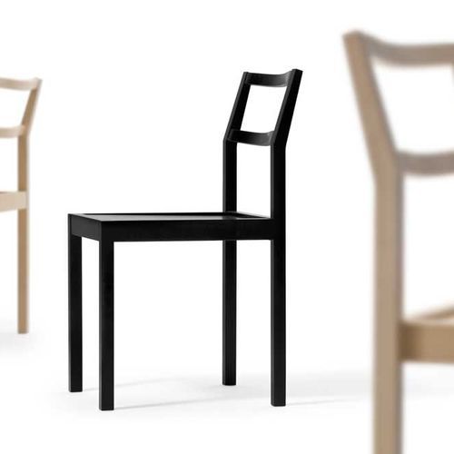 Restaurantstuhl / skandinavisches Design - NIPO - Mobel - für den Innenraum / Holz / Gestell aus Holz