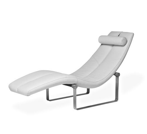 Moderne Liege - VIPER - Ire Möbel AB - Metall / weiß