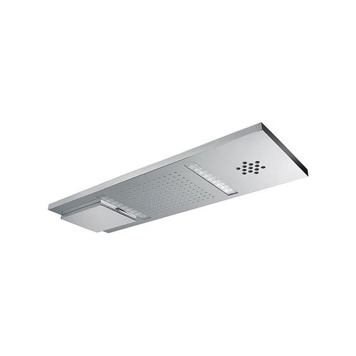 Duschkopf für Deckeneinbau - 55609 - F.lli Frattini - rechteckig / Regenstrahl / Wasserfall