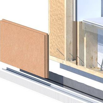 Holzfaser-Fassadensystem - DURIO® - GUTEX