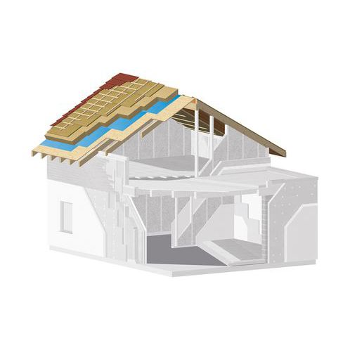 Dachsystem mit Dämmplatte - GUTEX