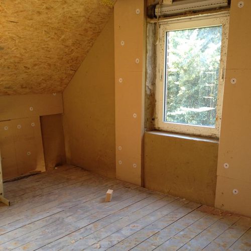 Thermo-akustische Isolierung - THERMOROOM® - GUTEX - Holzfaser / steife Platten / Innenbereich