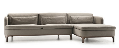 Ecksofa - ODEON - Molinari Design Srl. - modern / Stoff / braun