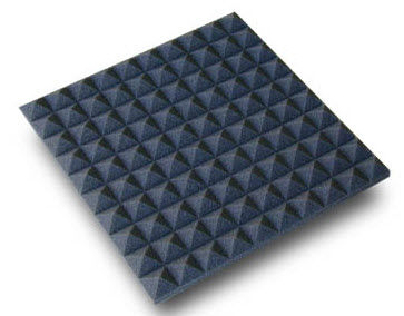 Wandmontierte Schallschluckplatte - KEOPS 350 - Akustar - Schaumstoff / pyramidenförmig / für professionellen Einsatz
