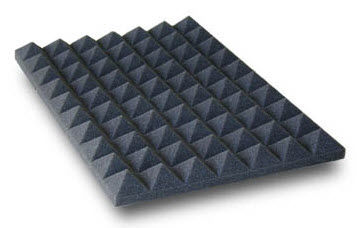 Wandmontierte Schallschluckplatte - KEOPS 560 - Akustar - Schaumstoff / pyramidenförmig / für professionellen Einsatz