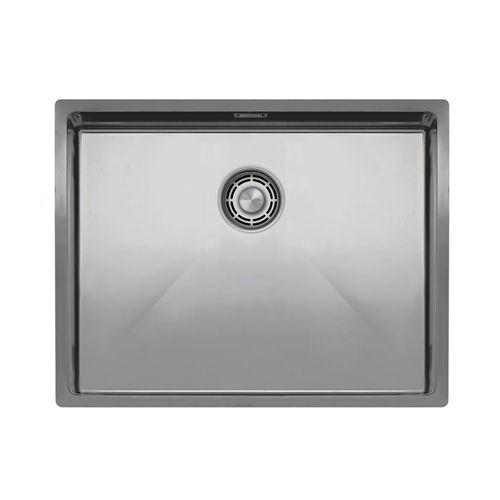 Einbeckenspüle - CU-550 - nivito - ohne Abtropffläche / gebürsteter Edelstahl / einbaufähig