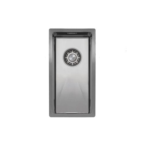 Einbeckenspüle - CU-180 - nivito - ohne Abtropffläche / gebürsteter Edelstahl / einbaufähig