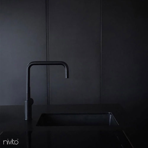 Aufsatz-Einhebelmischer - RH-320 - nivito - Edelstahl / für Küche / 1-Loch