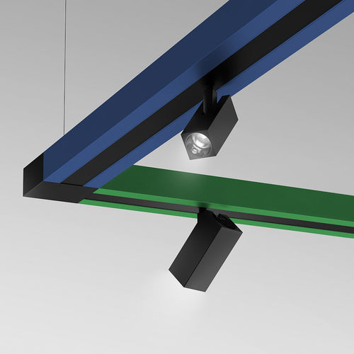 LED-Schienenleuchte - KATÀ MÉTRON - Artemide - linear / zylinderförmig / Metall
