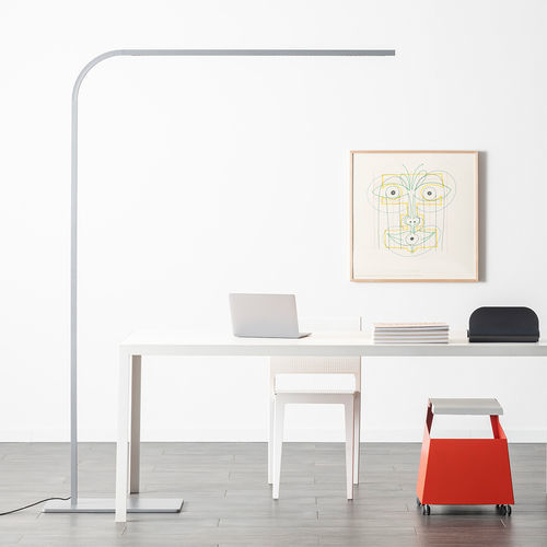 Bodenlampe - TURN AROUND - Artemide - Metall / minimalistisch / mit Kabel