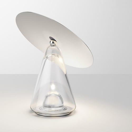 Tischlampe - BOLTONS - Artemide - Metall / geblasenes Glas / originelles Design