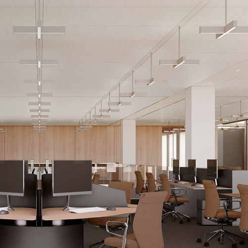 Moderne Deckenleuchte - TETRAS - Artemide - T-förmig / mit geometrischen Motiven / Metall