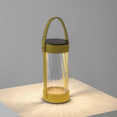 Design-Laterne - LAYA - Artemide - Glas / geblasenes Glas / Stoff