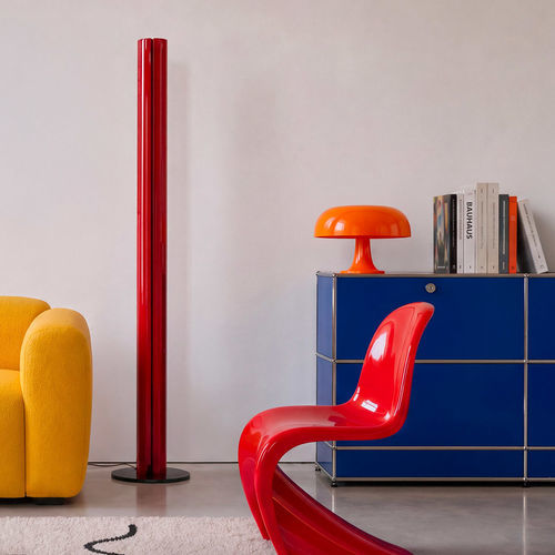 Stehleuchte - MEGARON - Artemide - Aluminium / modern / mit Kabel