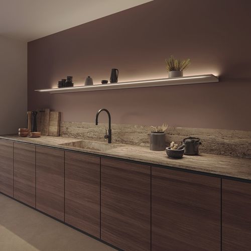 Wandmontiertes Regal - Pro  - NOVY N.V. - modern / Stahl / maßgefertigt